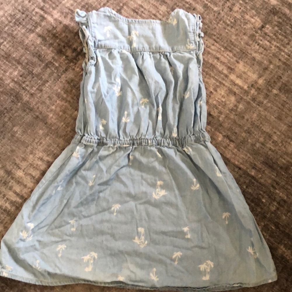 🌖Oshkosh 3t chambray palm trees dress - Picture 4 of 4